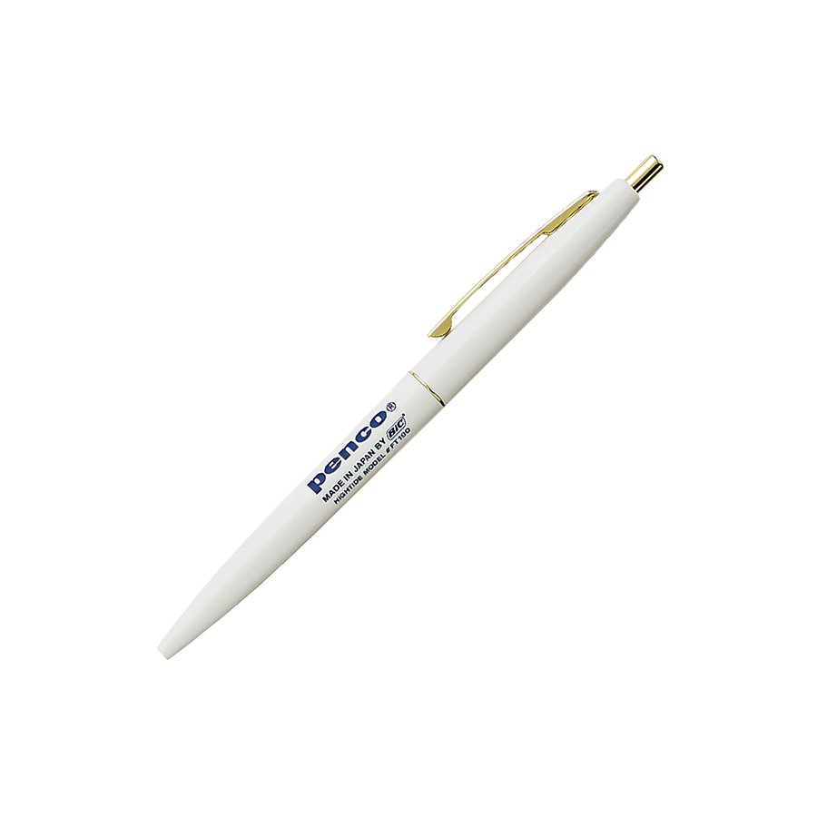 선택8) Knock Ballpoint Pen(Penco)/ White