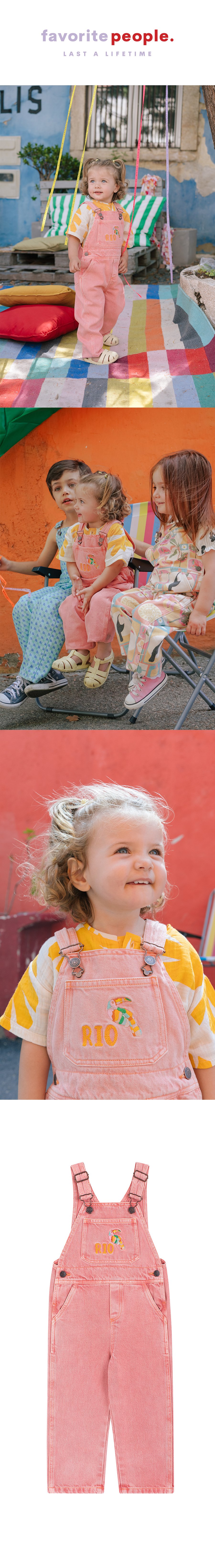 PINK TUCANO OVERALLS