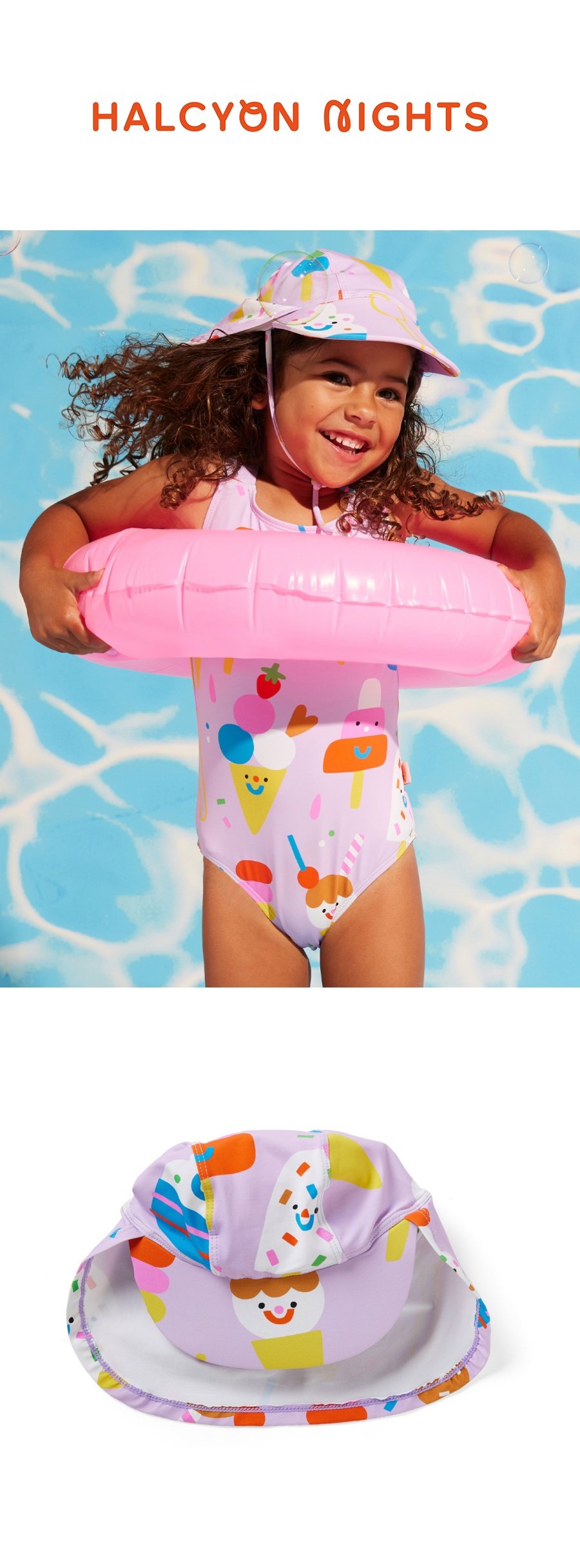 Swim Hat Sundae Fun Day