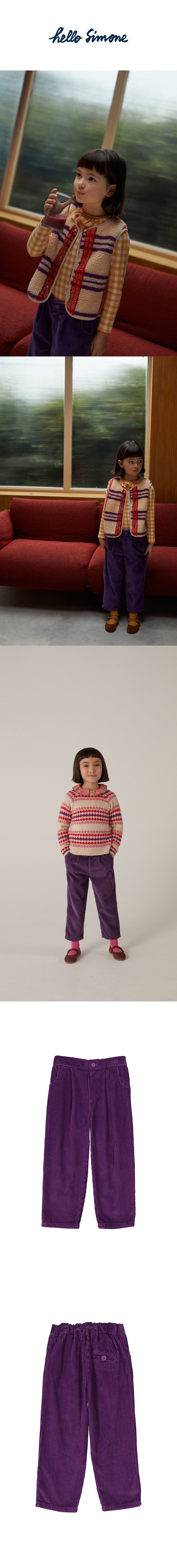 Capri pant Violet