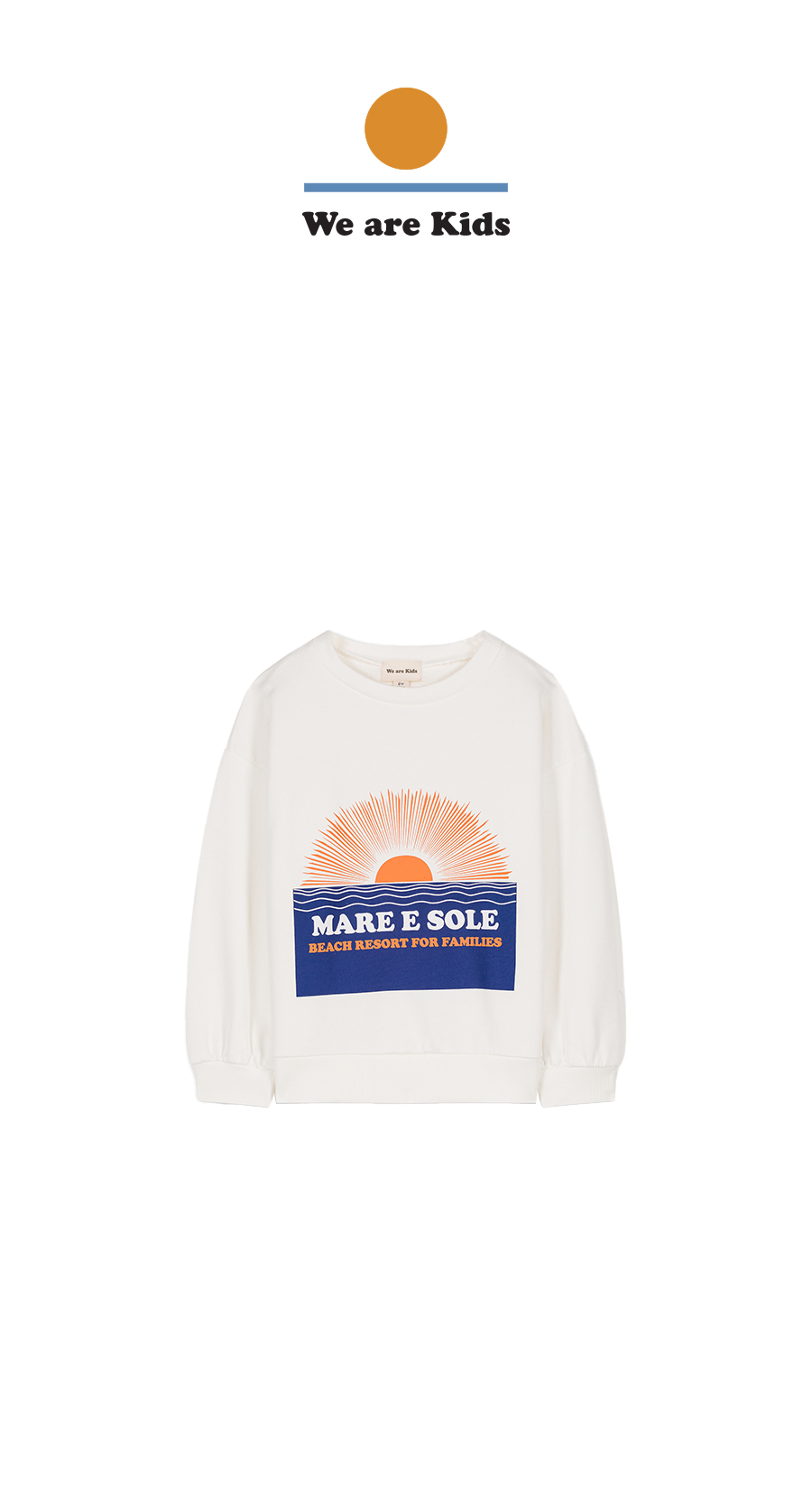 SWEAT NAT FLEECE JUST WHITE MARE E SOLE