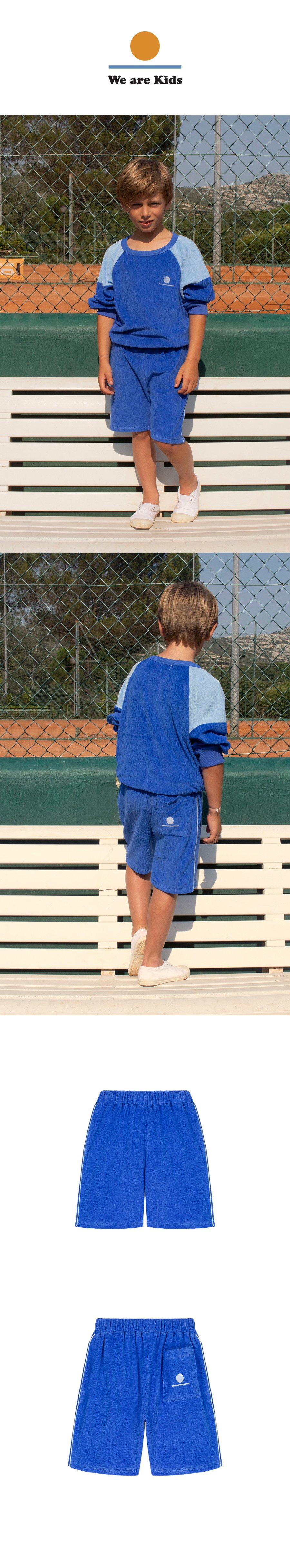 BERMUDA HADRI TERRY MEDITERRANEAN BLUE