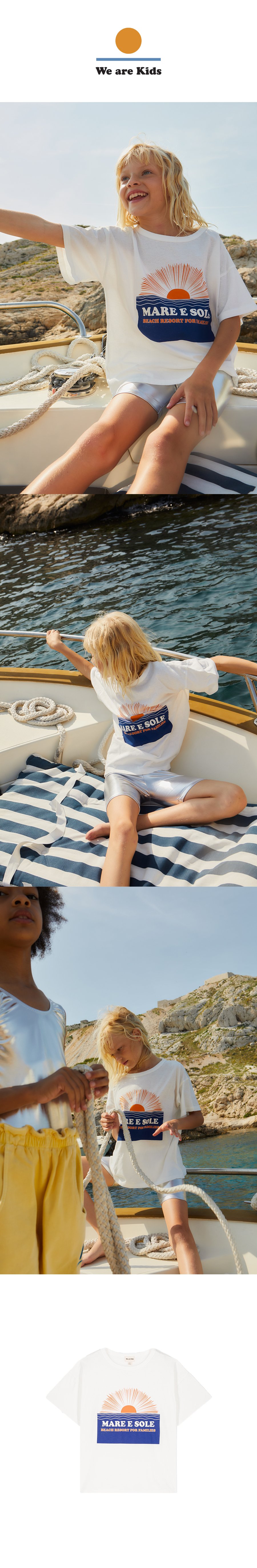 TEE DYLAN JERSEY JUST WHITE MARE E SOLE