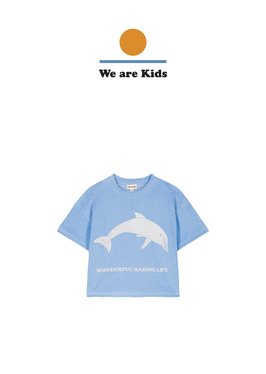 TEE JORDAN TERRY BABY BLUE DOLPHIN