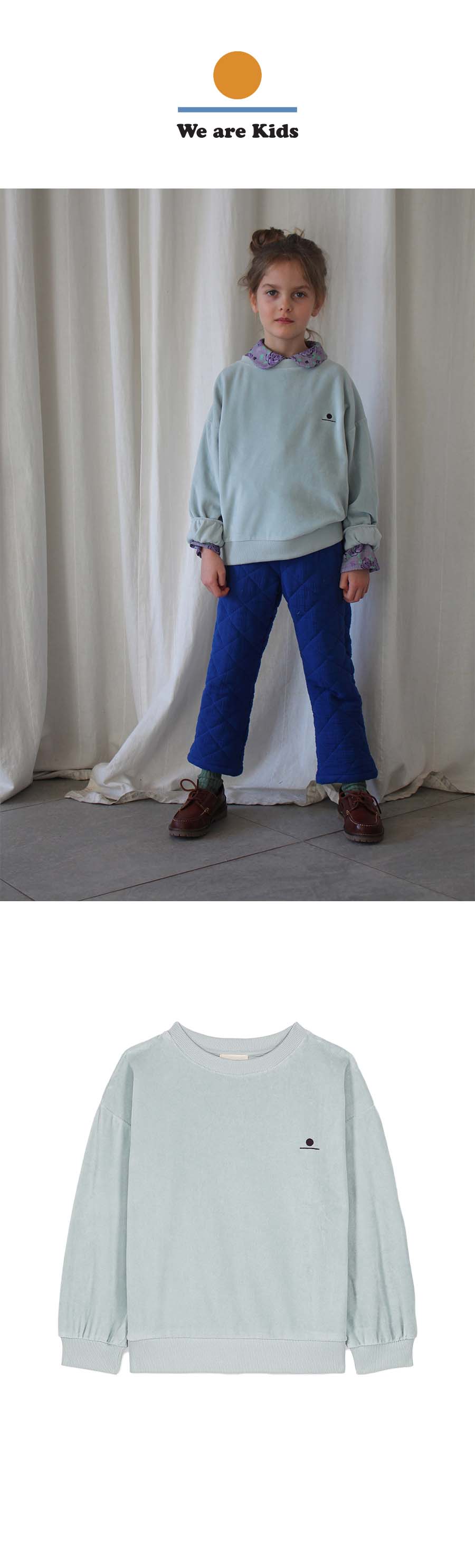 SWEAT NAT VELVET ICE BLUE