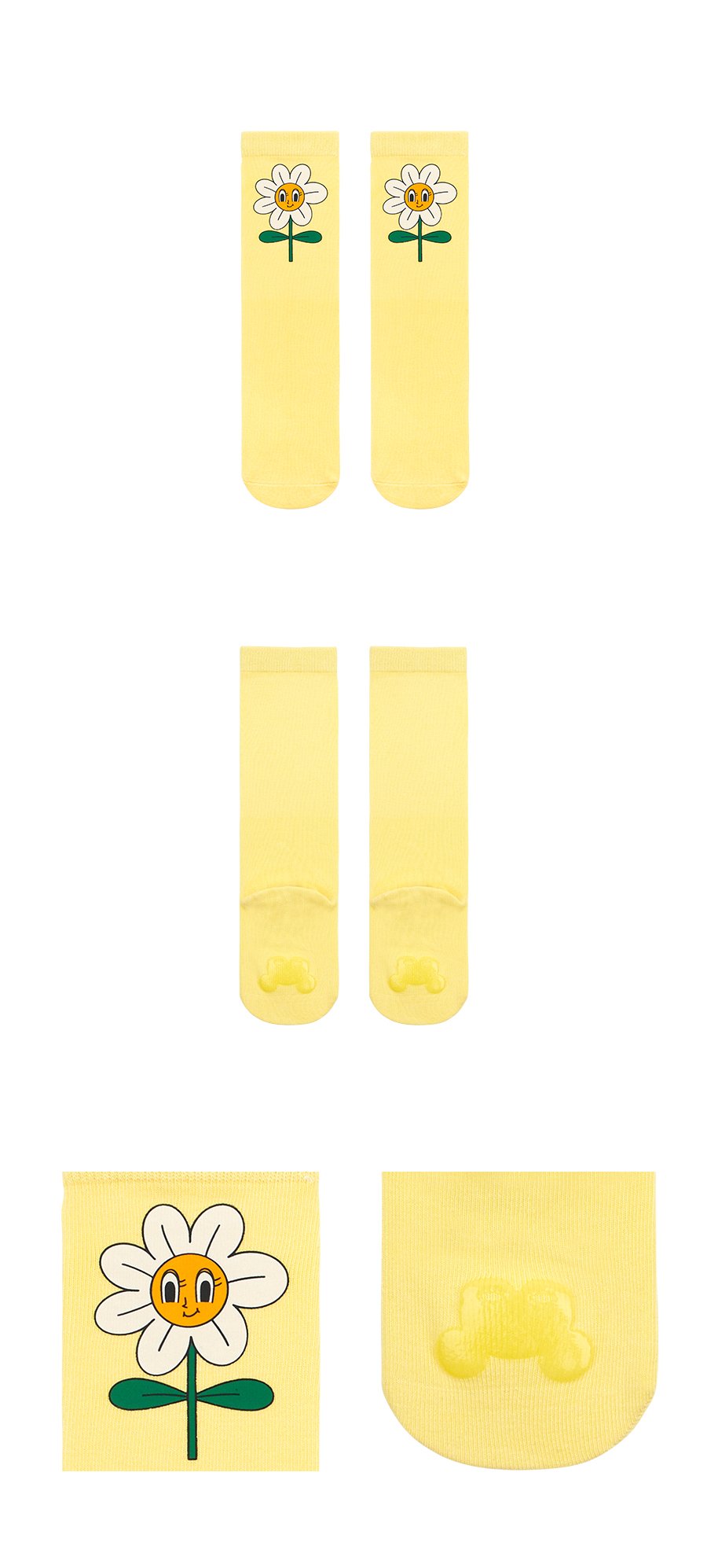 Fleur knee socks 상세컷