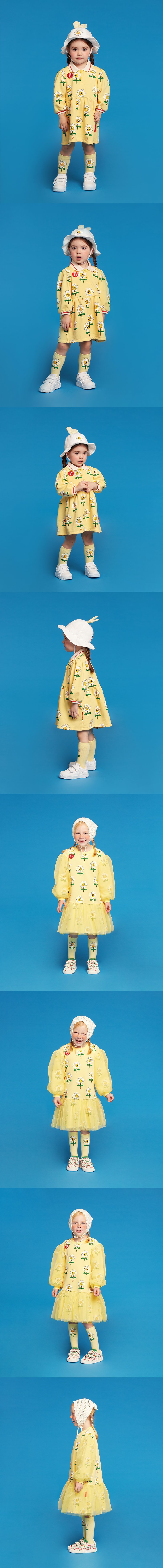 Fleur knee socks 모델컷