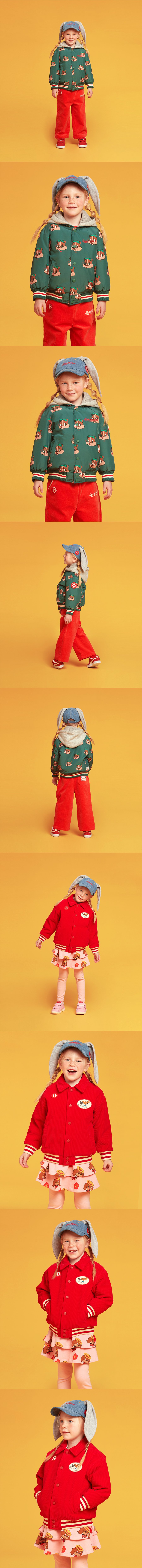 Bebedepino bunny denim baseball cap 모델컷