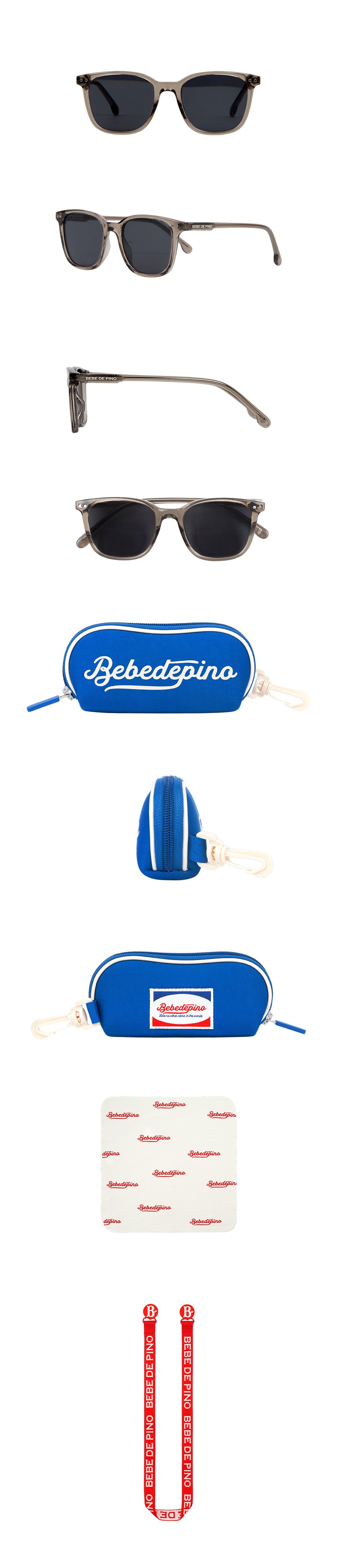 Bebe Pinos Square Sunglasses BP51AA302 - BEBE DE PINO