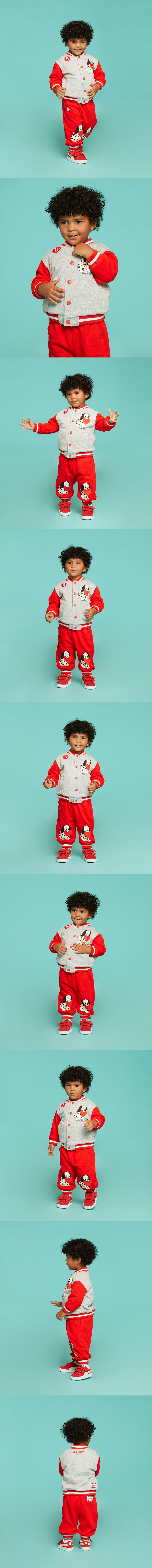 Billy baby baseball jacket 모델컷