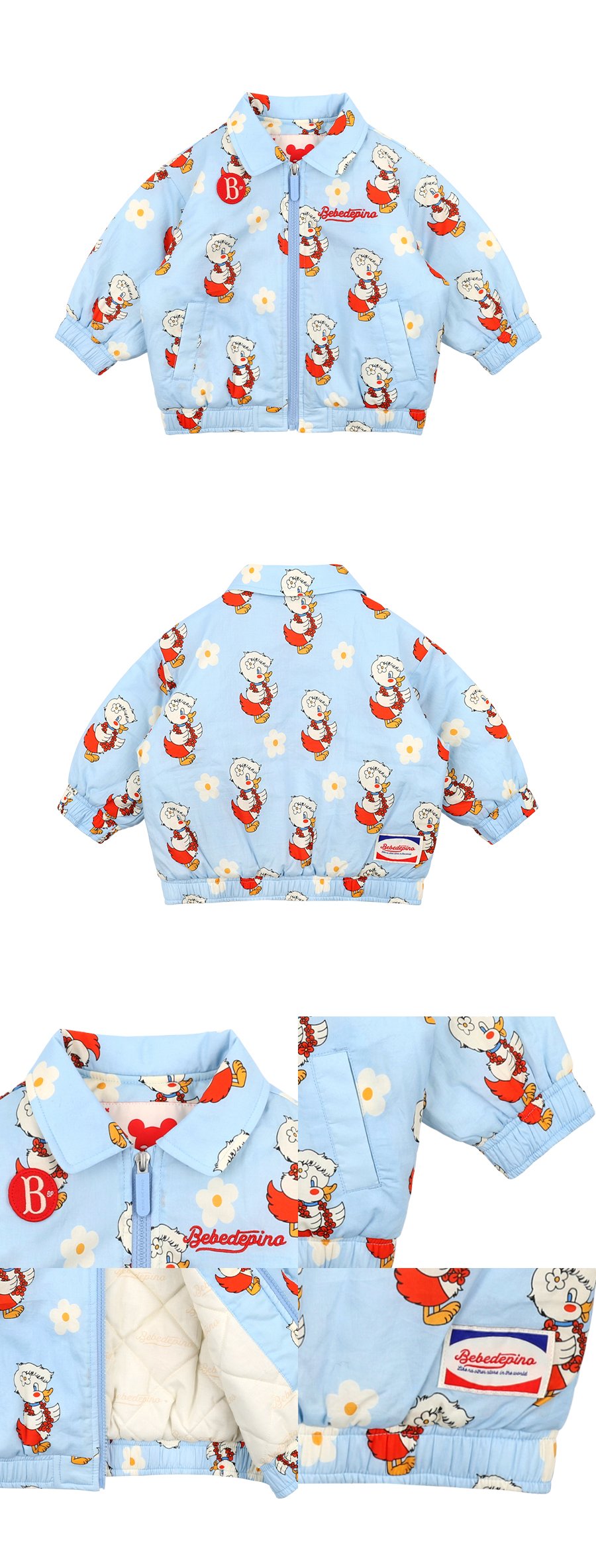 All over halii baby bomber jacket 상세컷