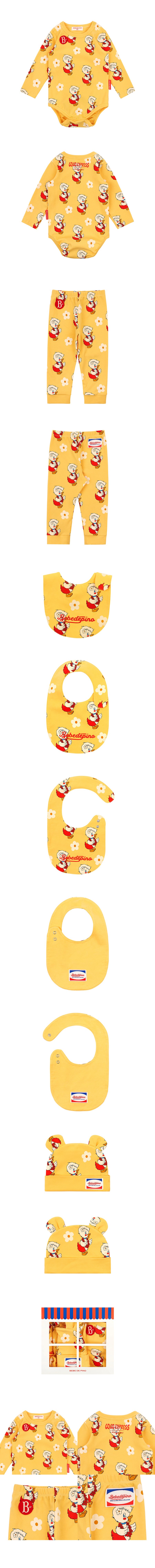 All over halii baby bodysuit set 상세컷