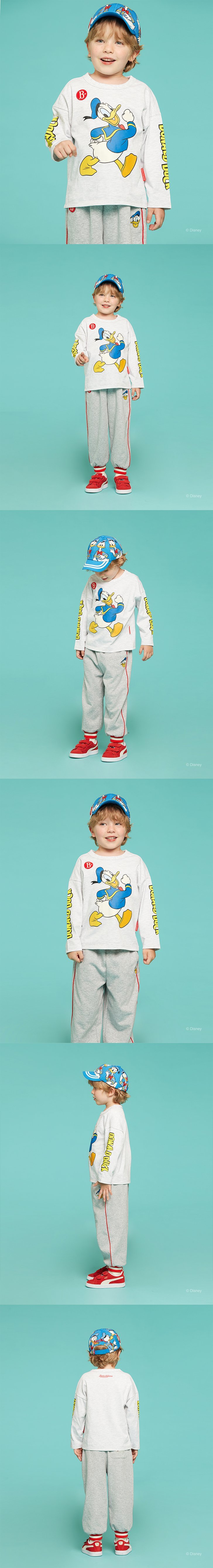 Donald Duck_long sleeve tee 모델컷