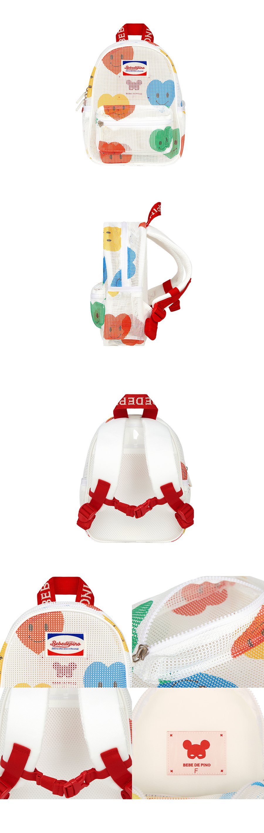 【BEBE DE PINO】★All over heart mesh bag☆韓国人気 All over heart mesh bag - BEBE DE PINO
