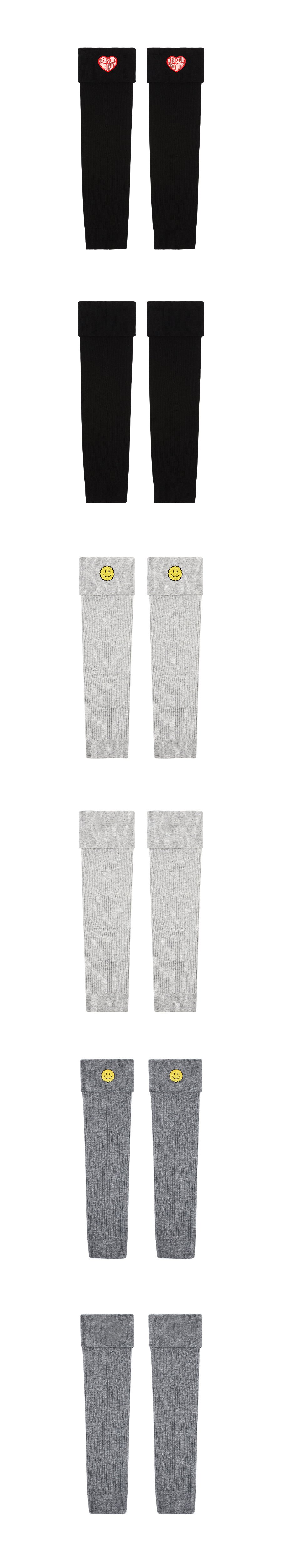 Smile ribbed leg warmer 상세컷