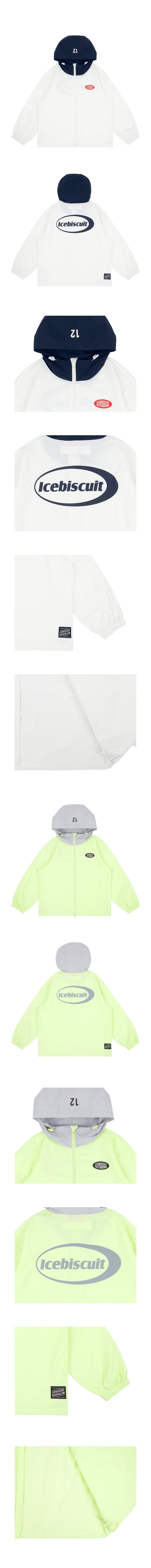 Icebiscuit colorblock wind breaker 상세컷