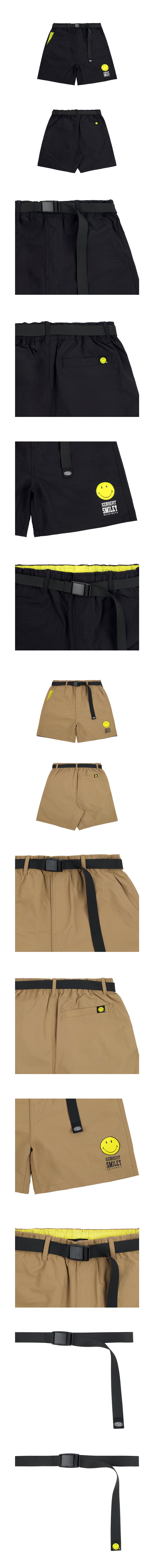 Smiley Originals® belt point woven shorts 상세컷
