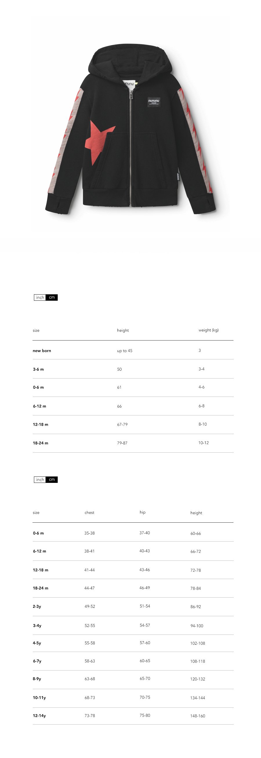 MINI BOLTS ZIP HOODIE 모델컷