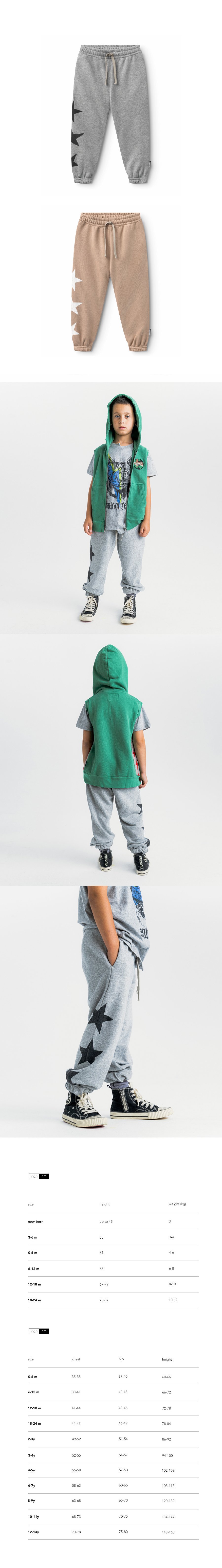 TRIPLE STAR SWEATPANTS 모델컷