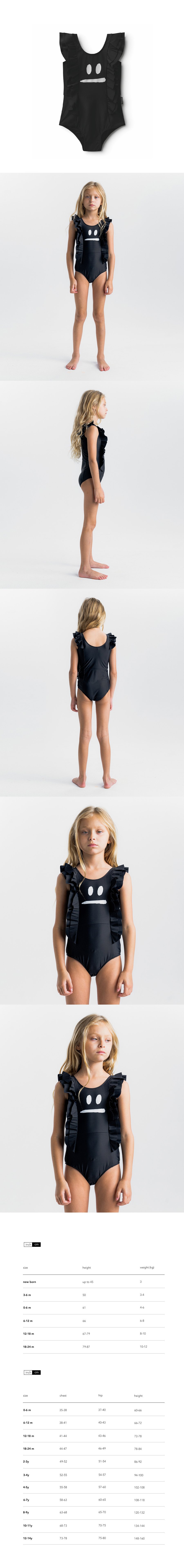 RUFFLED SMIRK SWIMSUIT 모델컷