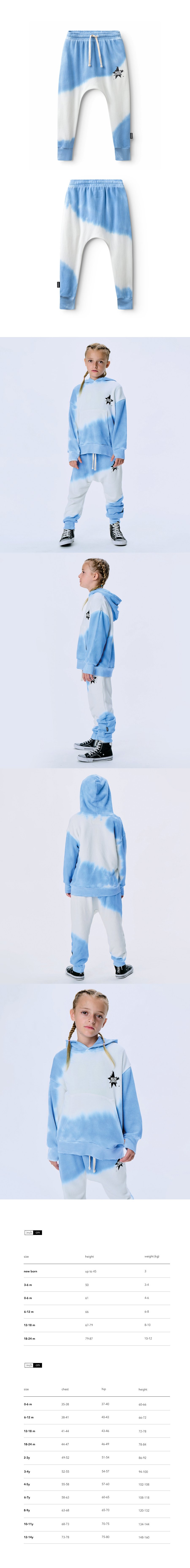 BIG BLUE BAGGY PANTS 모델컷