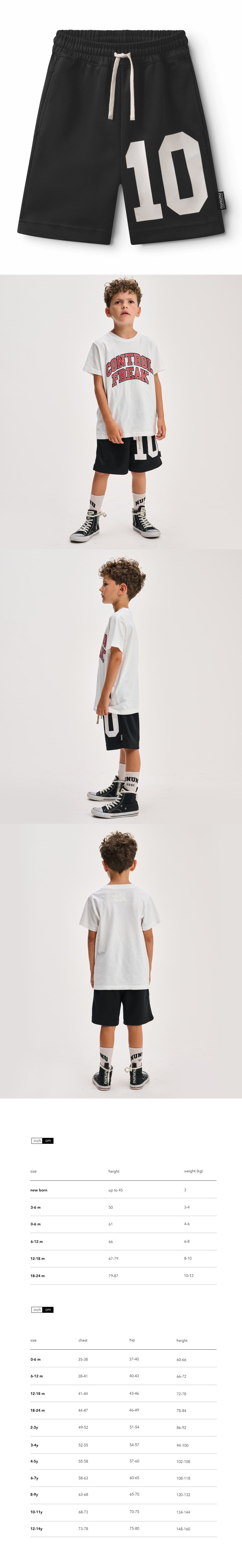 TEN SHORTS 모델컷