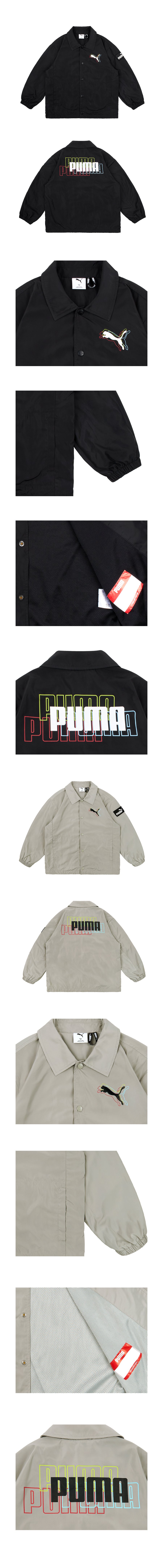 PUMA WOVEN COACH JACKET 상세컷