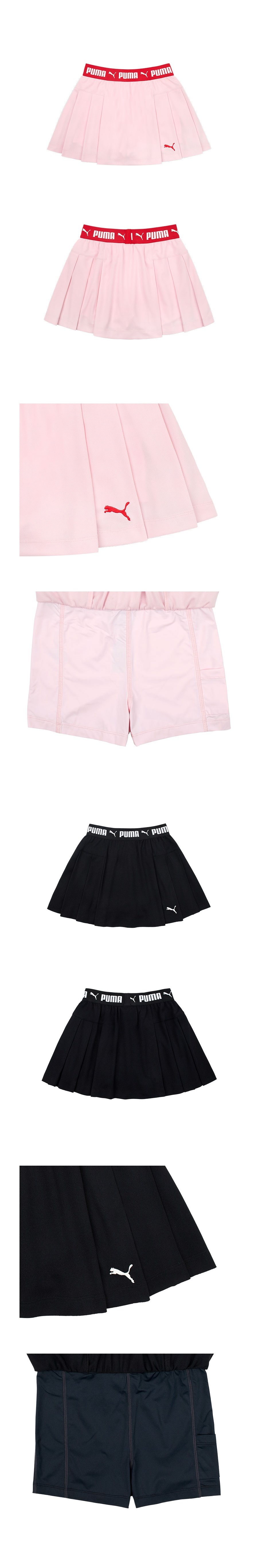 PUMA GIRL SPORTS PIQUE PLEATS SKIRTS 상세컷