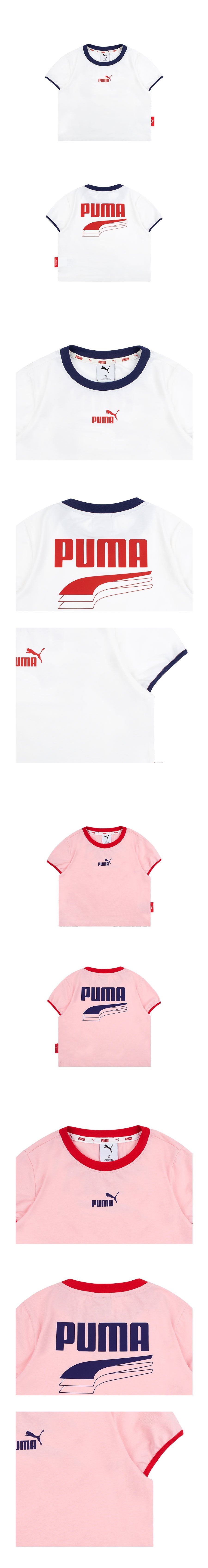 PUMA GIRL RINGER SS T-SHIRTS 상세컷